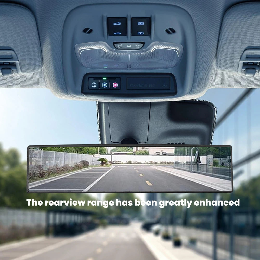Car Mirrors Interior Rear View Mirror Wide Angle Convex Rearview Mirror Anti Glare Large Vision.