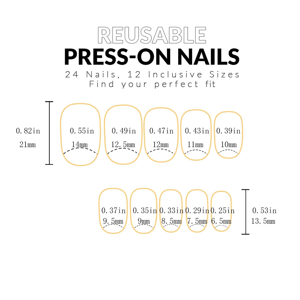 24PCS Medium Almond Fleshcolor Press On Nails Fake Nails Pink Summer Nails Press On Nails