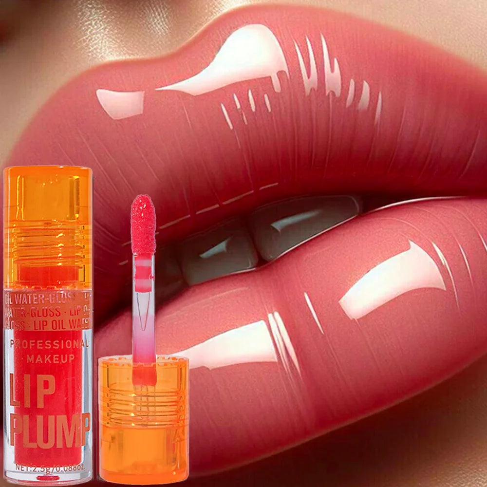 Cherry Plump Lip Oil – Moisturizing Lip Gloss Serum, Long lasting