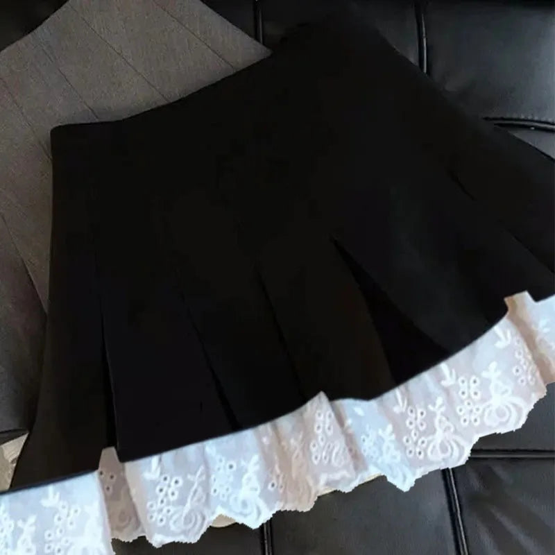 Silver Sequin Skirt Woman High Waist Mini Skirt Woman Fashion Shiny Glitter Elegant Short Skirts For Women Y2k Skirts