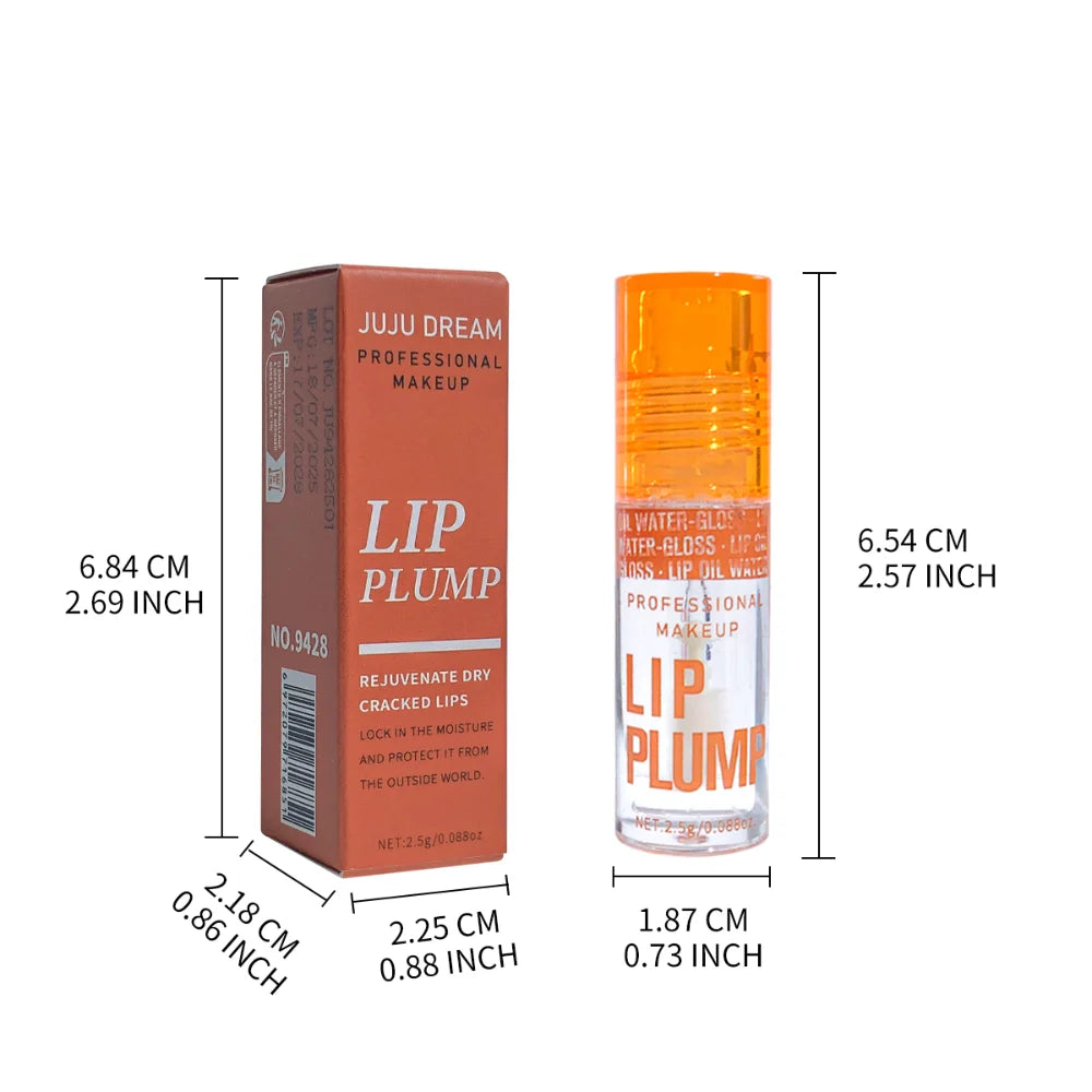 Cherry Plump Lip Oil – Moisturizing Lip Gloss Serum, Long lasting