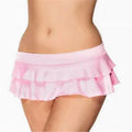 Women's Mini Skirt Low Waist Solid Color  Skirt